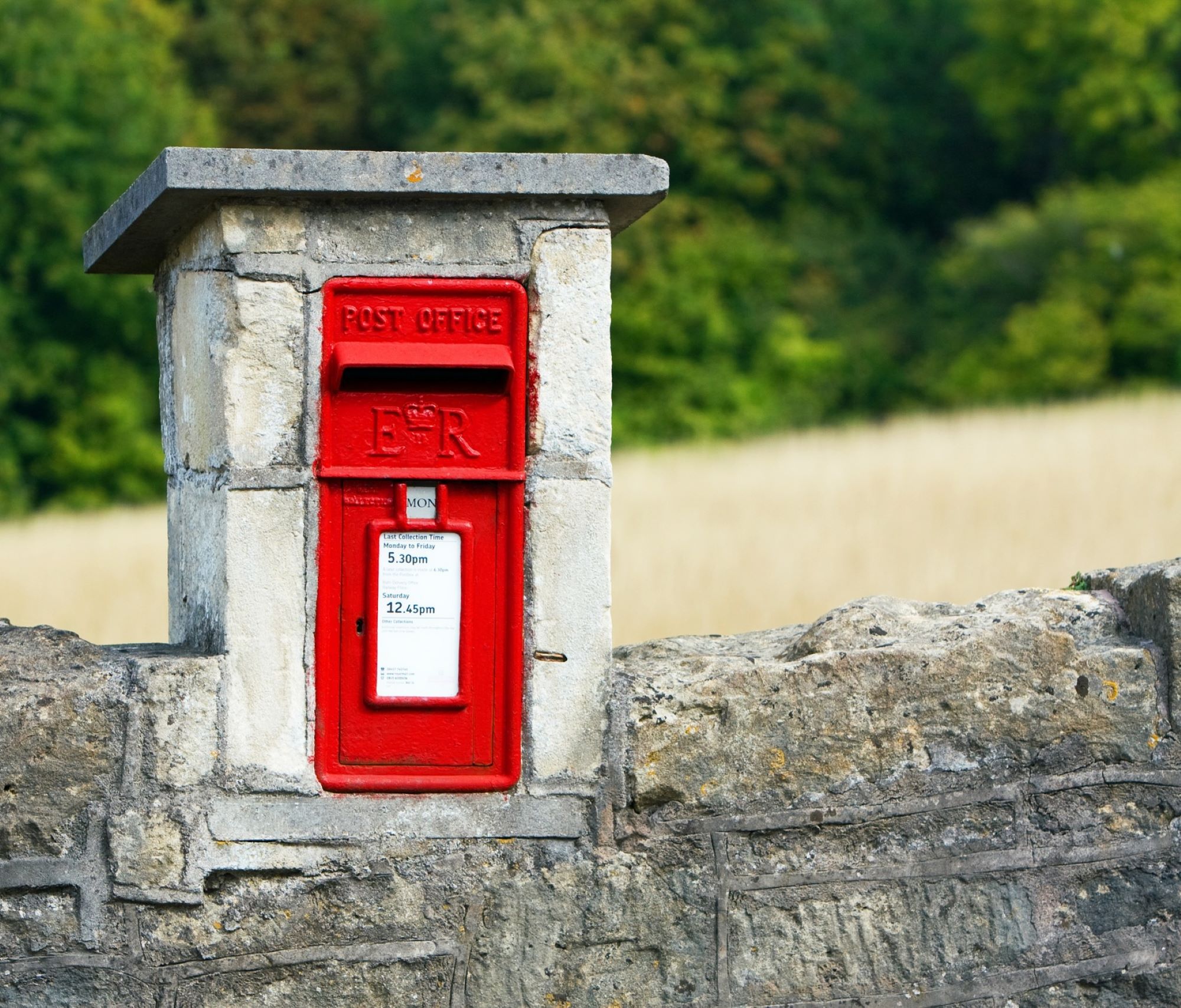 48947,Red Mailbox in English Lake District